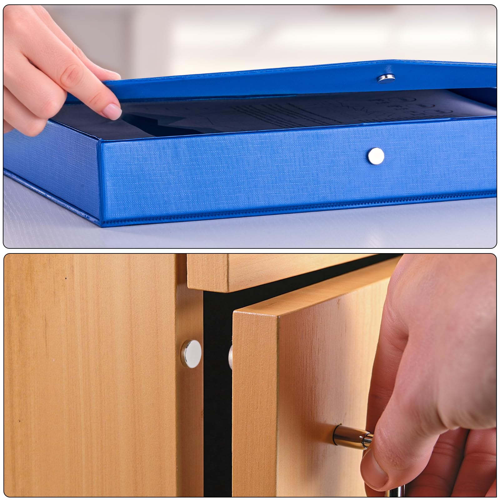 SMARTAKE magnets remove cleanly without marks on surfaces.