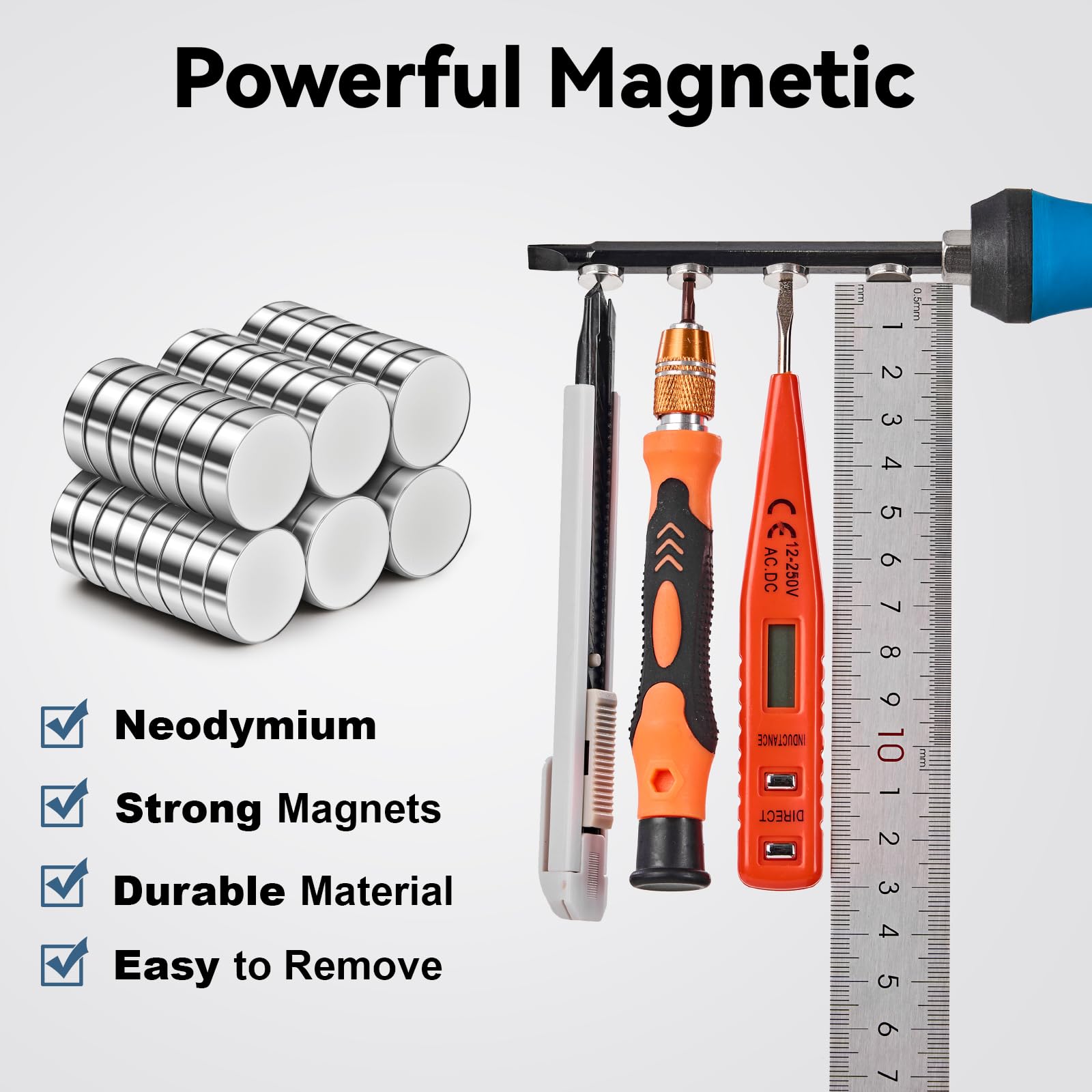SMARTAKE magnets for fridge and whiteboard enable quick organization.