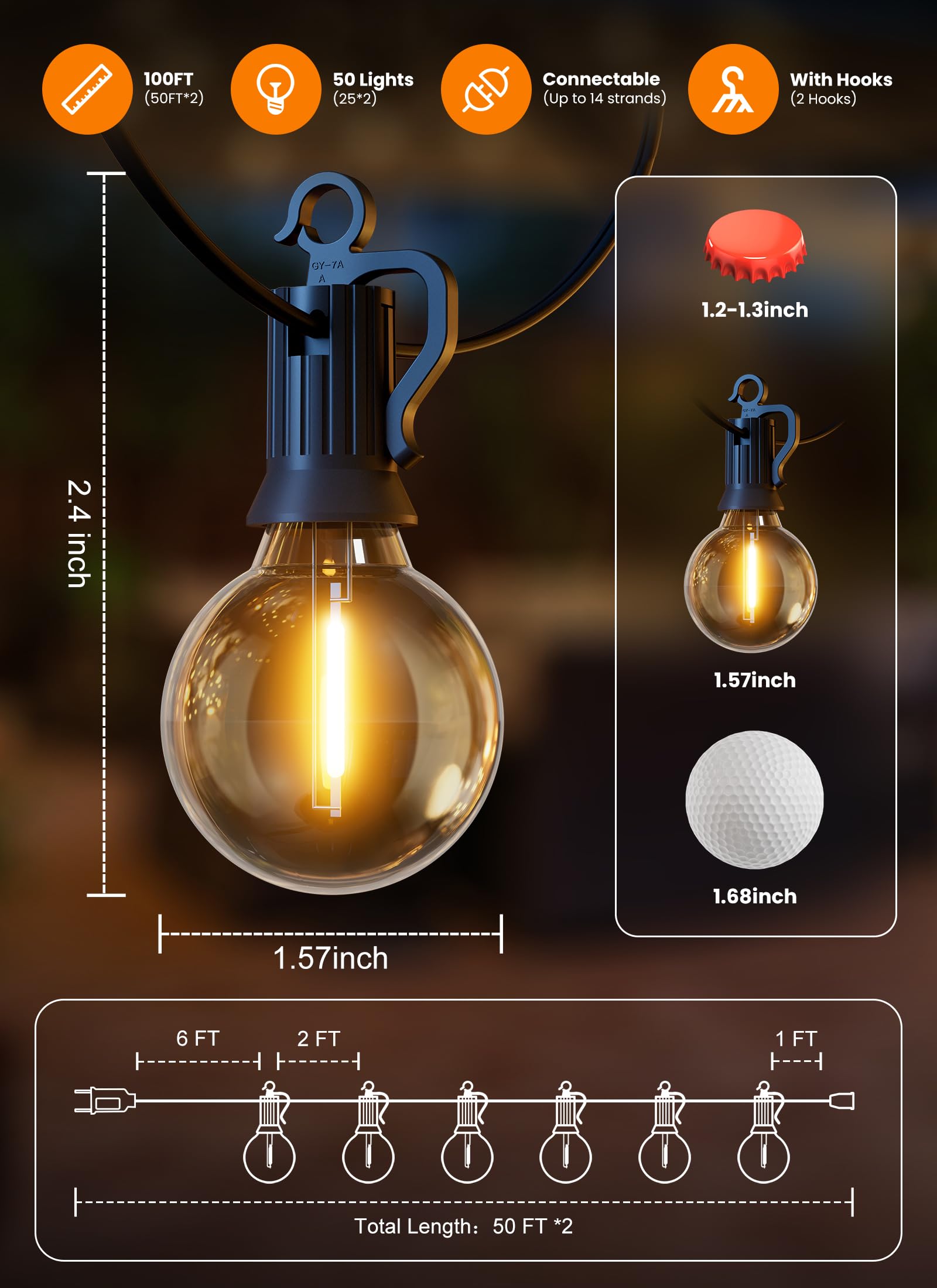 SmartDawn connect up to 14 strands for large outdoor areas.