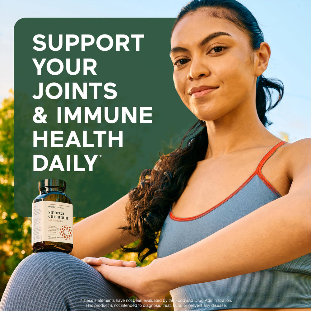 SMARTERNUTRITION Curcumin Softgels USA manufactured label indicating quality control