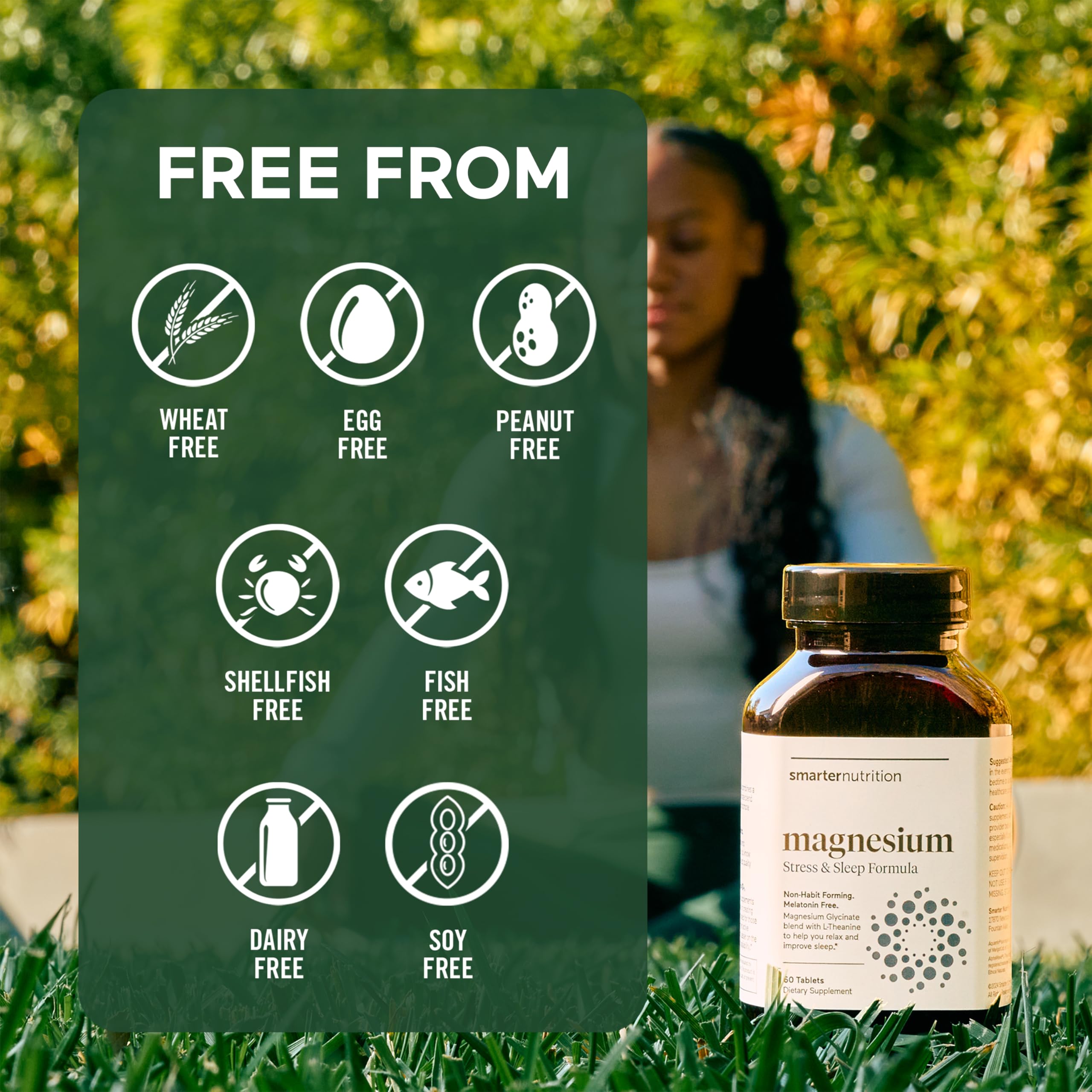 Smarternutrition muscle-relaxation scene with capsules on gym bag.