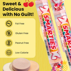 Smarties Giant Rolls individually wrapped for lunchboxes
