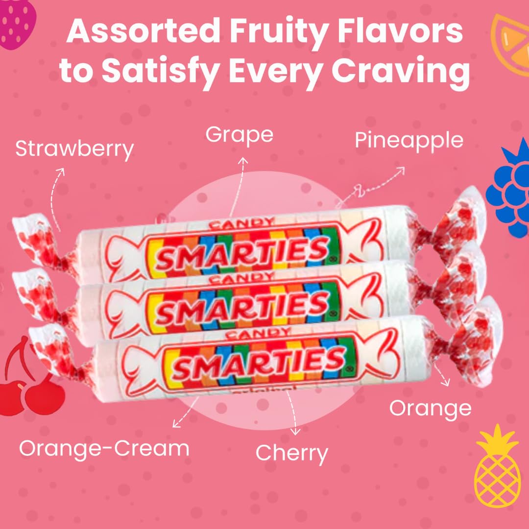 Smarties original flavor rolls ideal for Halloween treats