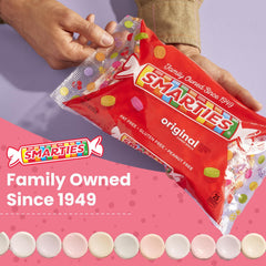 Smarties individually wrapped candies ready for party favors and gifting.