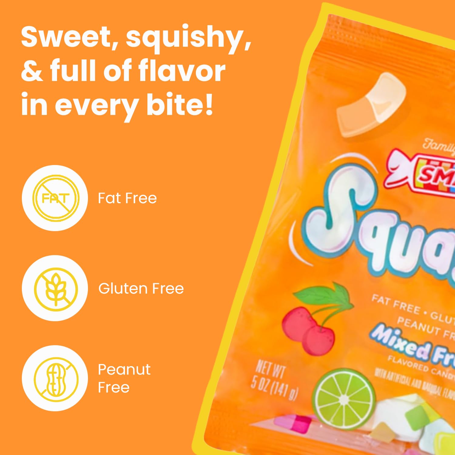 Smarties Squashies colorful candy bowls brighten snacks and gatherings.