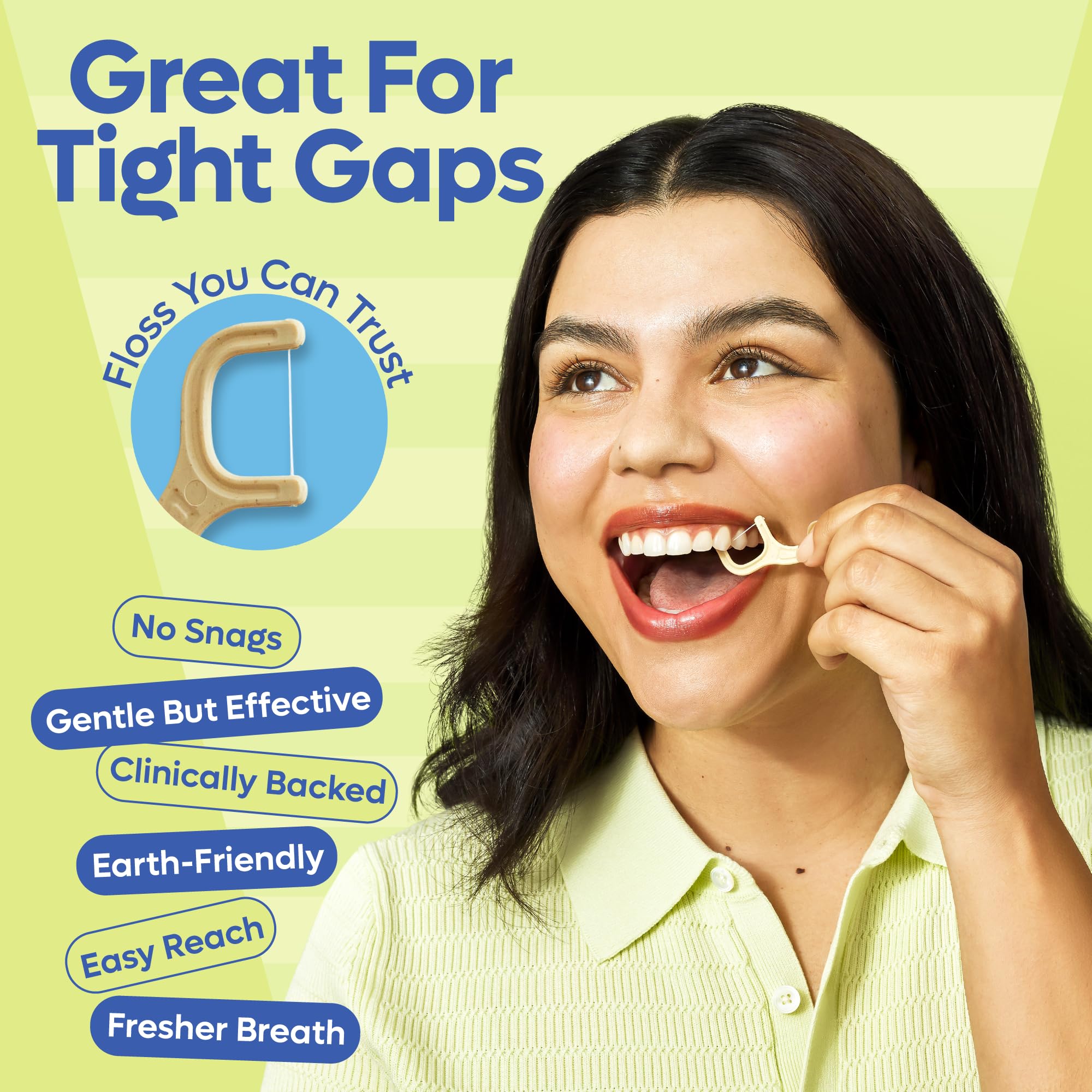 SmartLifeco dentist tested floss picks for reliable performance