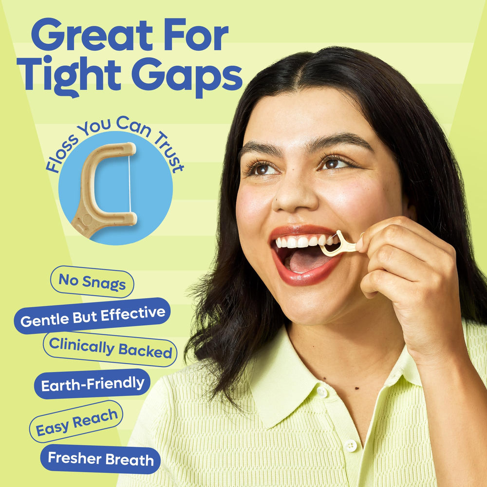 SmartLifeco dentist tested floss picks for reliable performance
