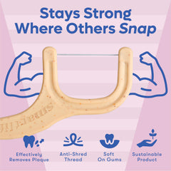 SmartLifeco travel size floss picks in compact packaging for on the go use.