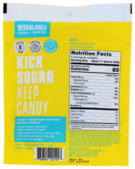 SmartSweets Sour Blast Buddies bag open reveals vibrant colors ideal for sharing.