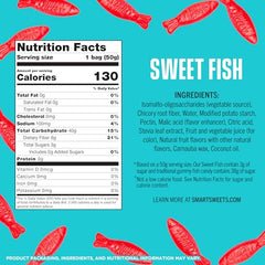SmartSweets Sweet Fish berry flavor close-up, soft chewy texture visible.