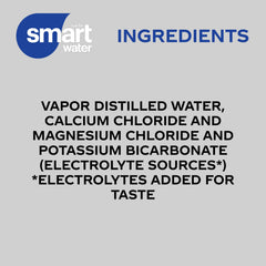 Smartwater aluminum can 12oz side view emphasizes convenient, portable hydration.
