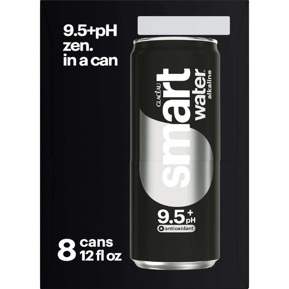 Smartwater can compared to bottle, emphasizing portable convenience.
