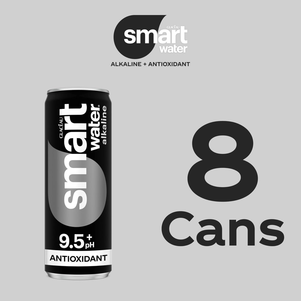 Smartwater can graphic emphasizing electrolytes for taste.