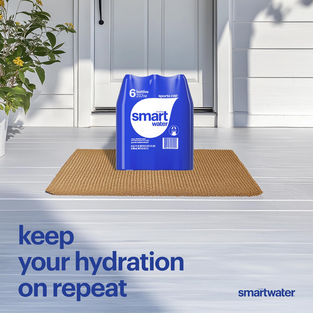Smartwater recyclable bottle supporting eco-friendly hydration