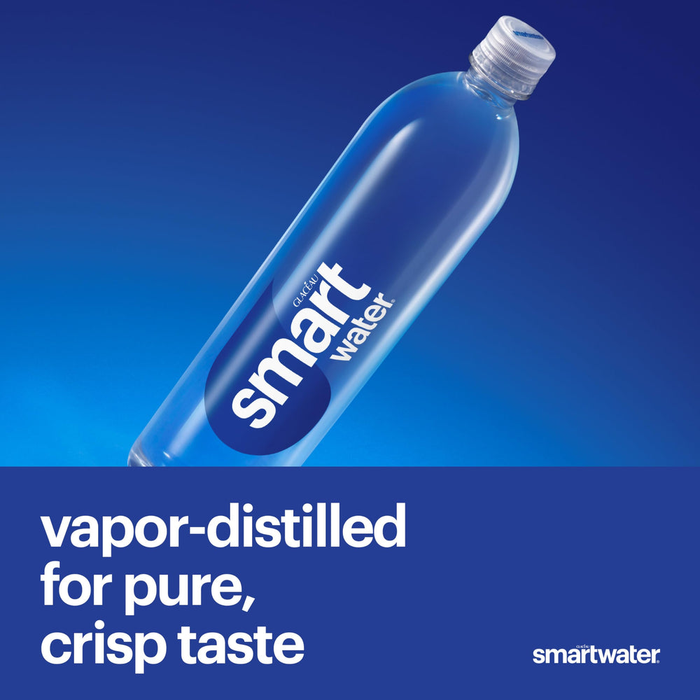 Smartwater refreshing hydration anywhere—gym, desk, or commute
