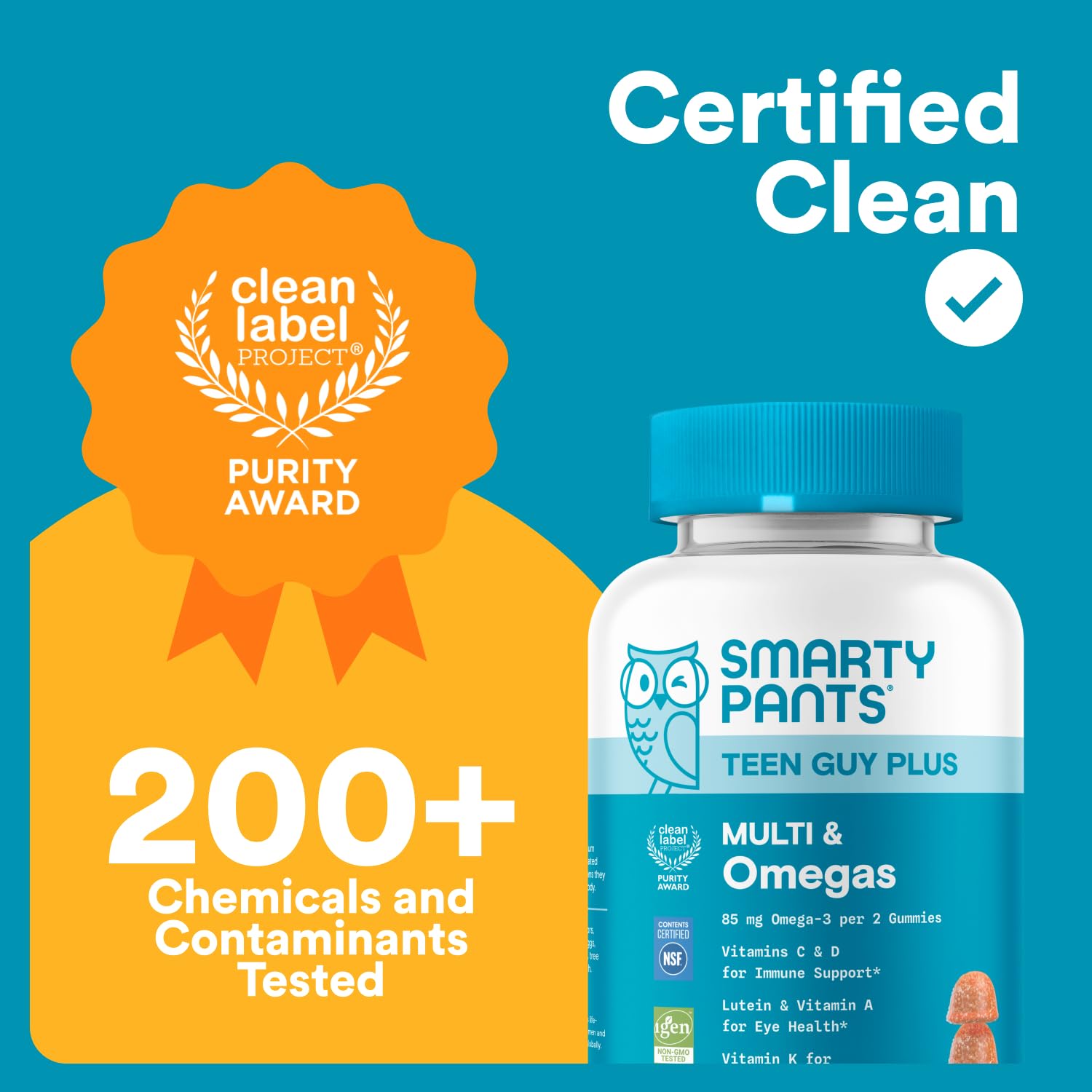Travel-friendly bottle from SmartyPants ideal for school or trips.