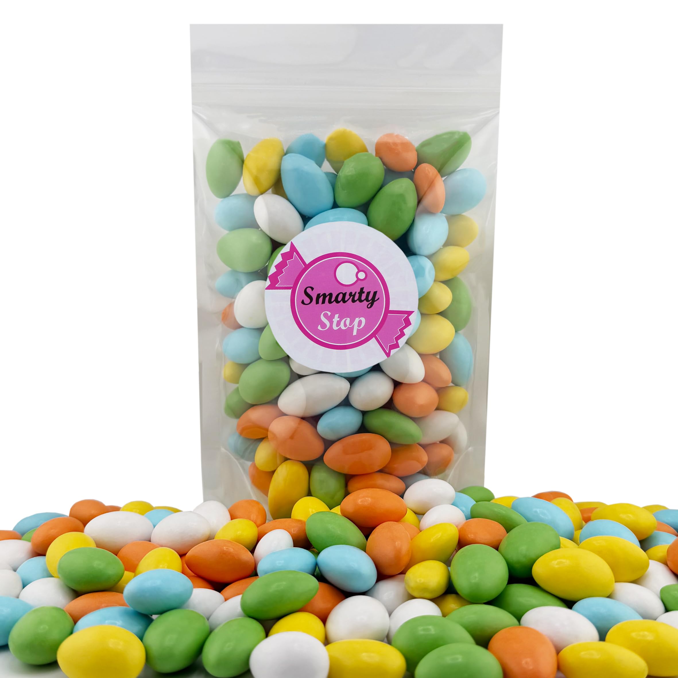 Smarty Stop bulk display of confectionery almonds for events