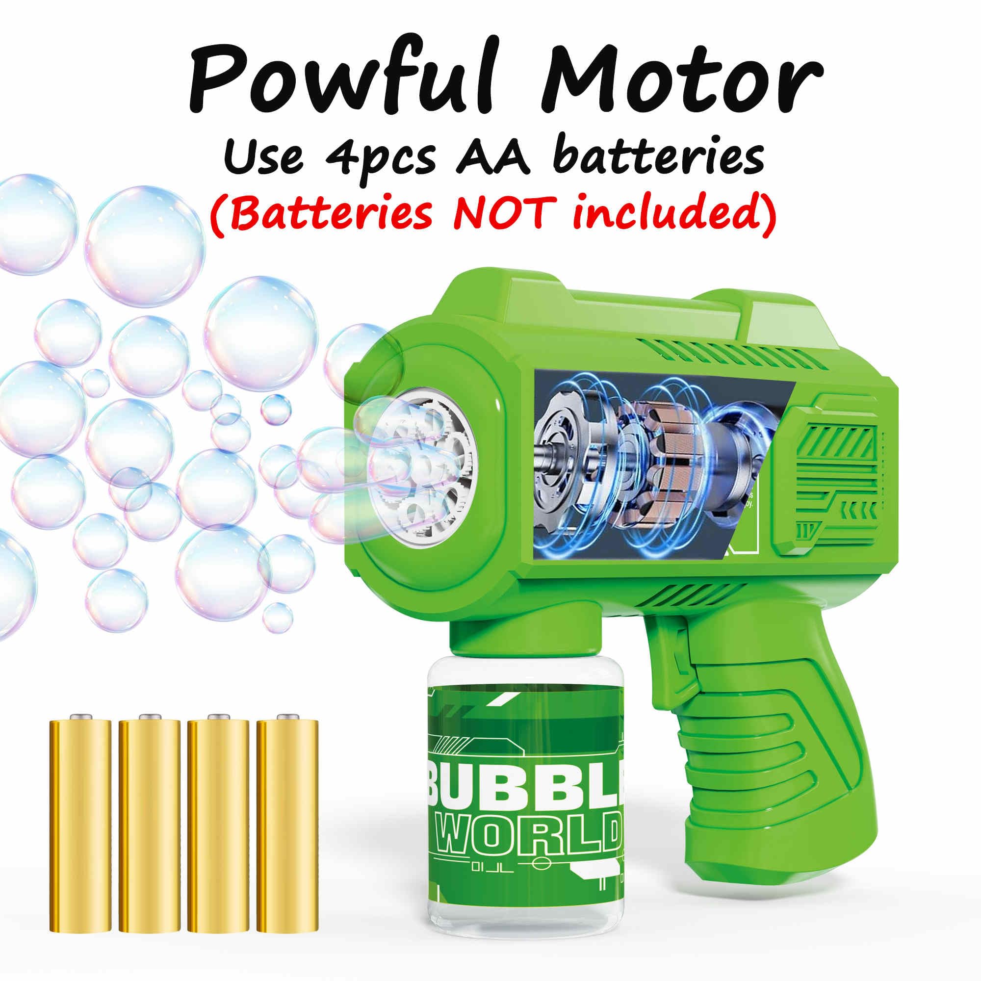 SmartYeen blue bubble gun, great for birthday or wedding celebrations.