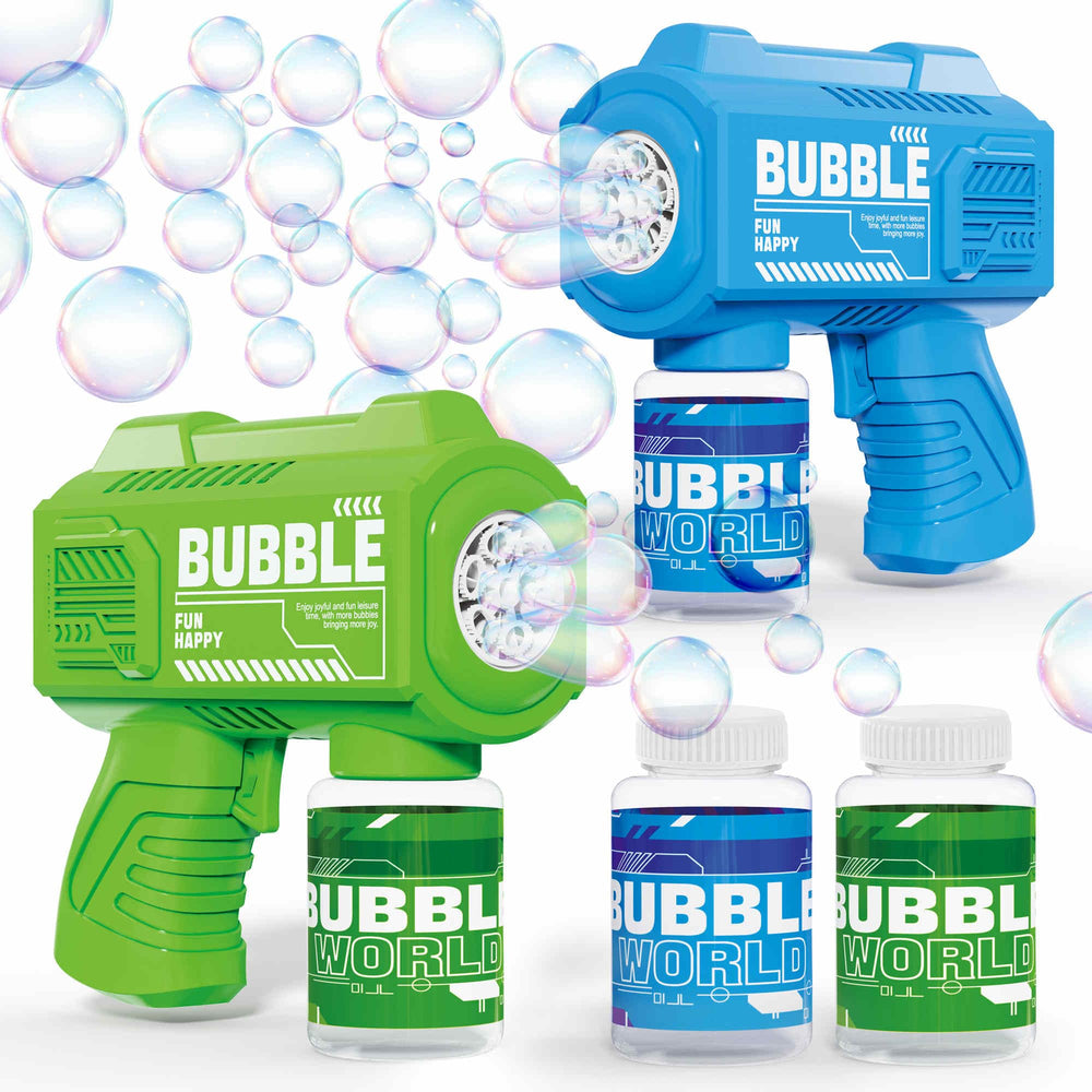 SmartYeen bubble solution bottles, twelve included for quick setup.