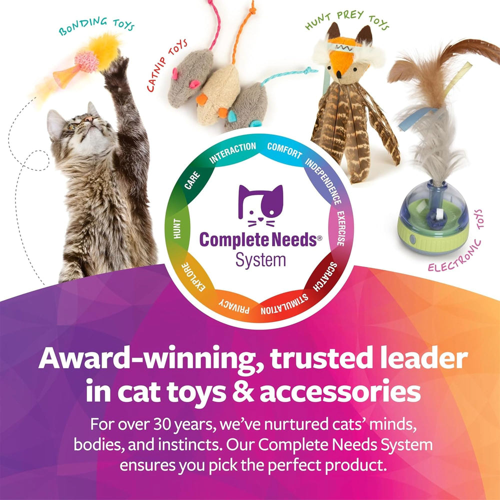 Dusting bedding with SmartyKat catnip invites cozy play