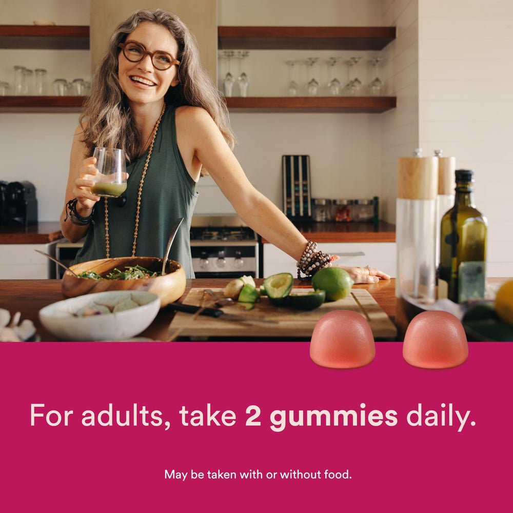 60-count jar ready for a 30-day daily probiotic routine with SmartyPants.