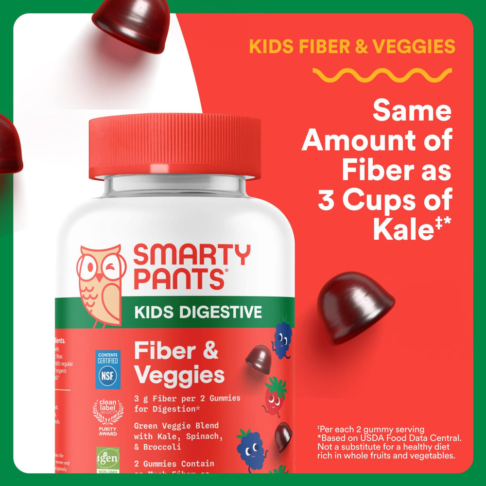 Gummies being poured, emphasizing mixed berry flavor and kid-friendly texture.