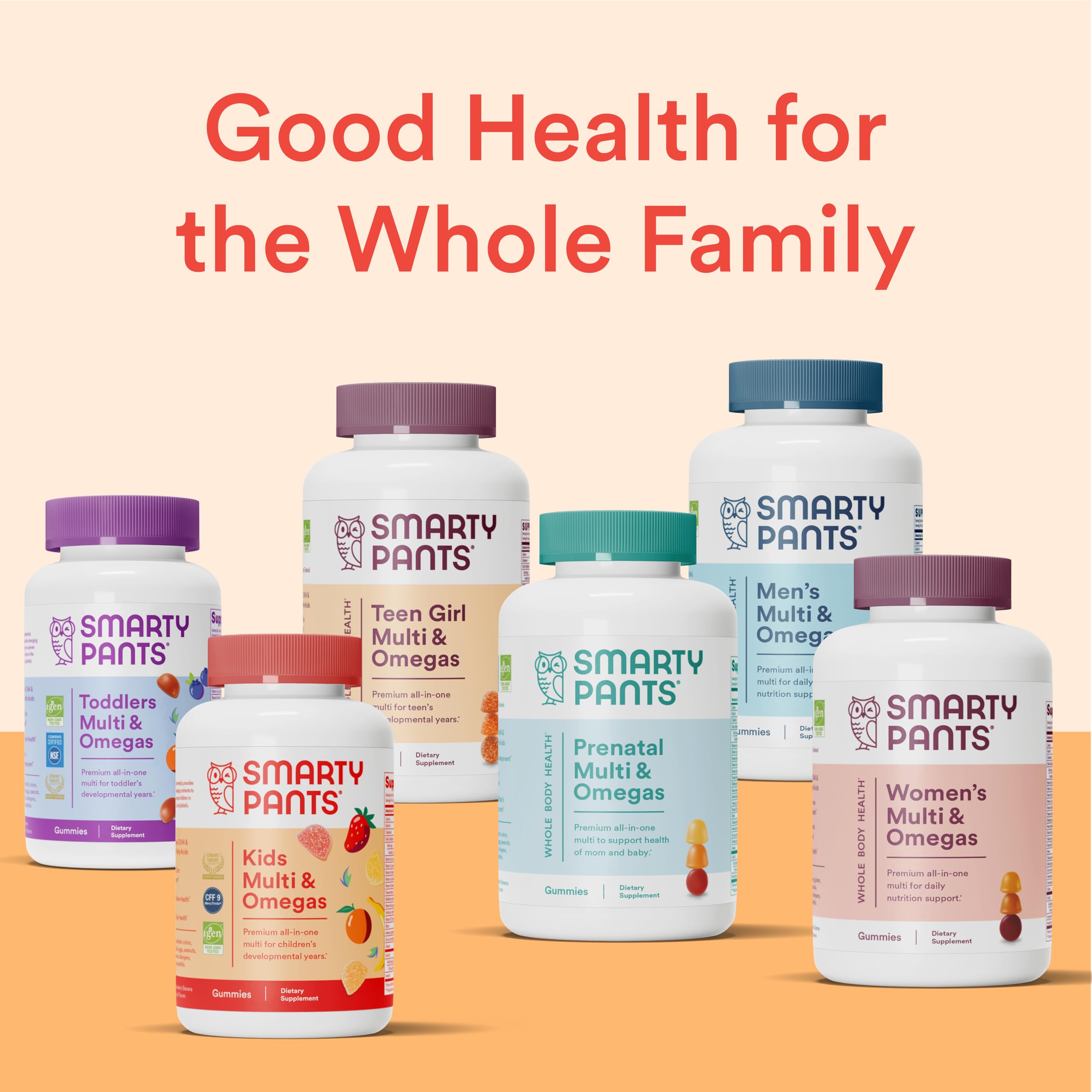 SmartyPants bottle highlights bioavailable forms for easier absorption