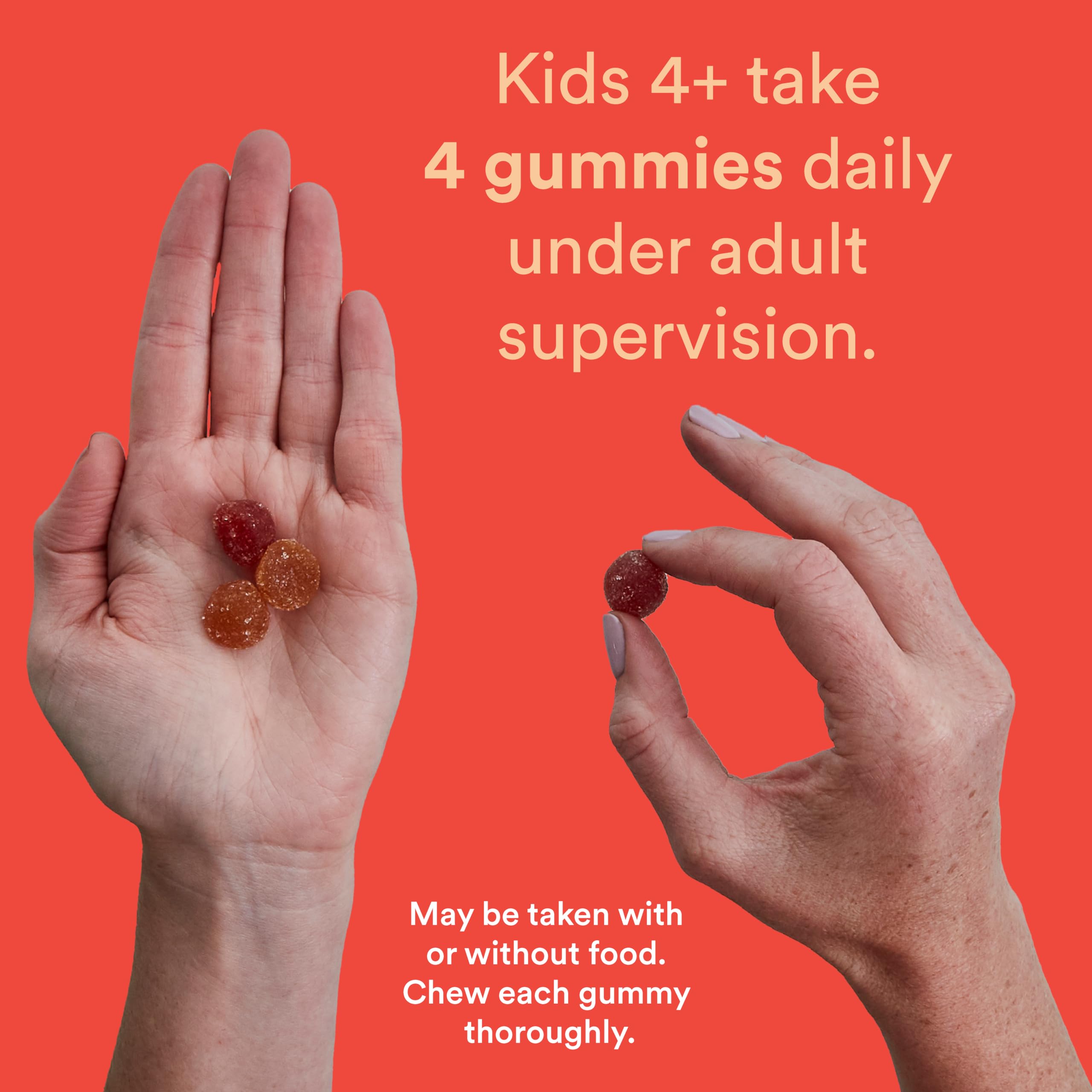 SmartyPants methylfolate gummy emphasizes red blood cell formation support