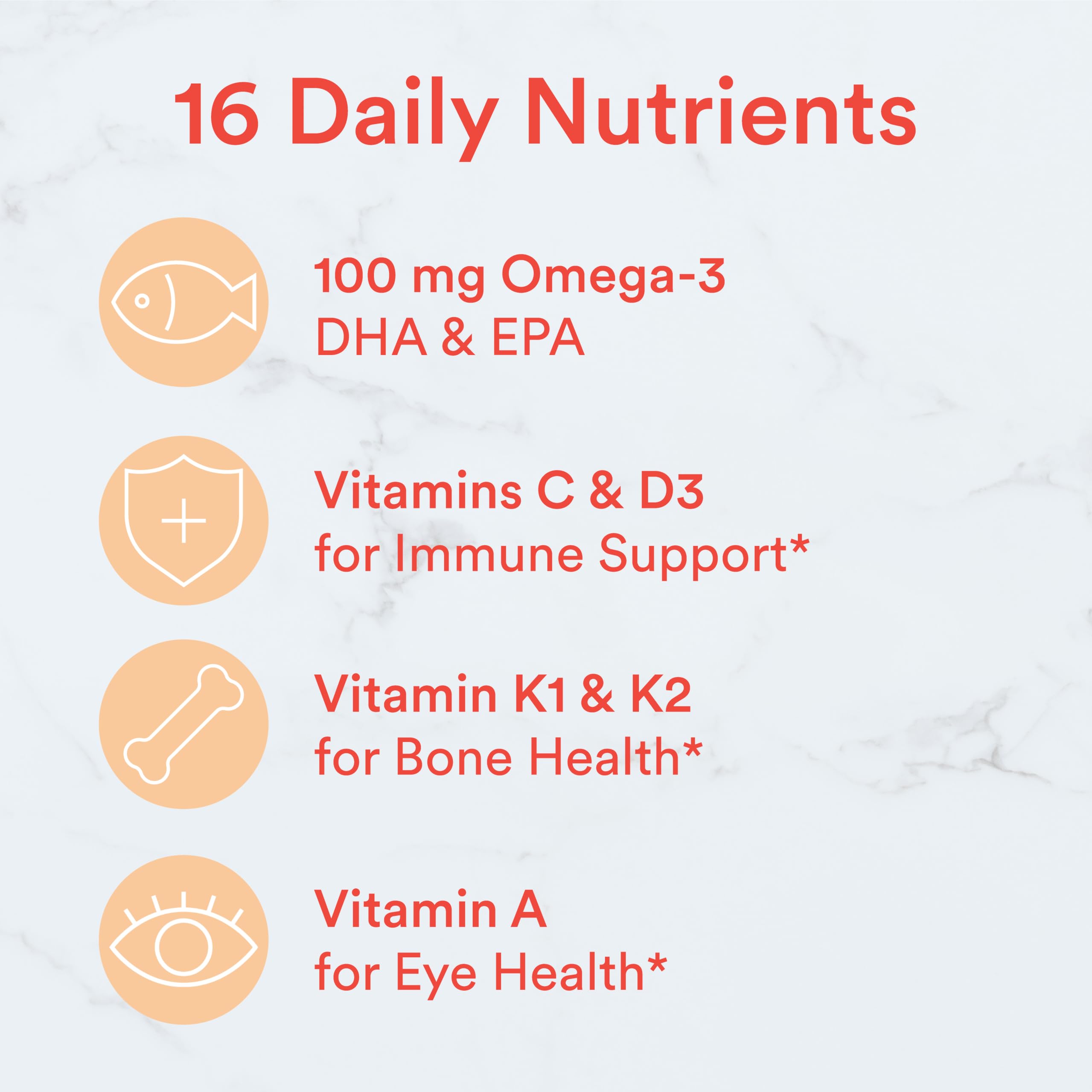 SmartyPants Vitamin D3 gummy near bottle emphasizes bone-friendly support