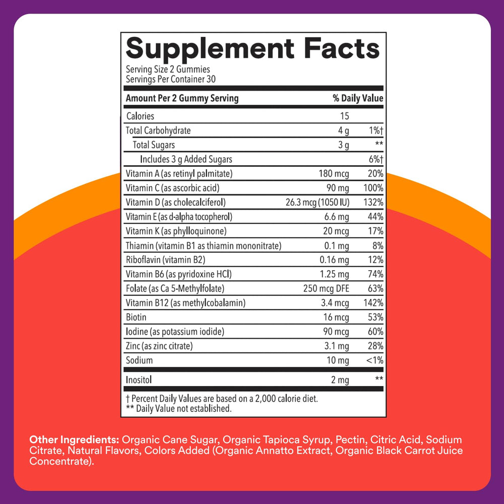 SmartyPants Kids Plus Multi & Immunity gummies tangerine flavor appeal.