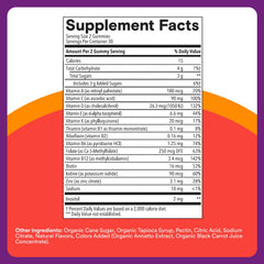 SmartyPants Kids Plus Multi & Immunity gummies tangerine flavor appeal.