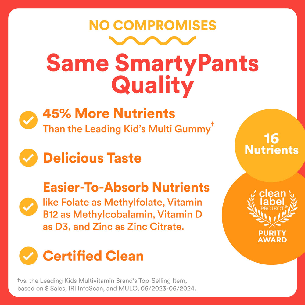SmartyPants label displays Clean Label Project Purity Award