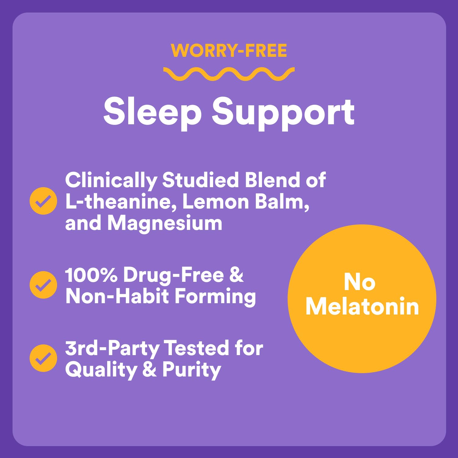 A glass of water beside SmartyPants Kids Sleep Zero Melatonin gummies for easy swallowing.