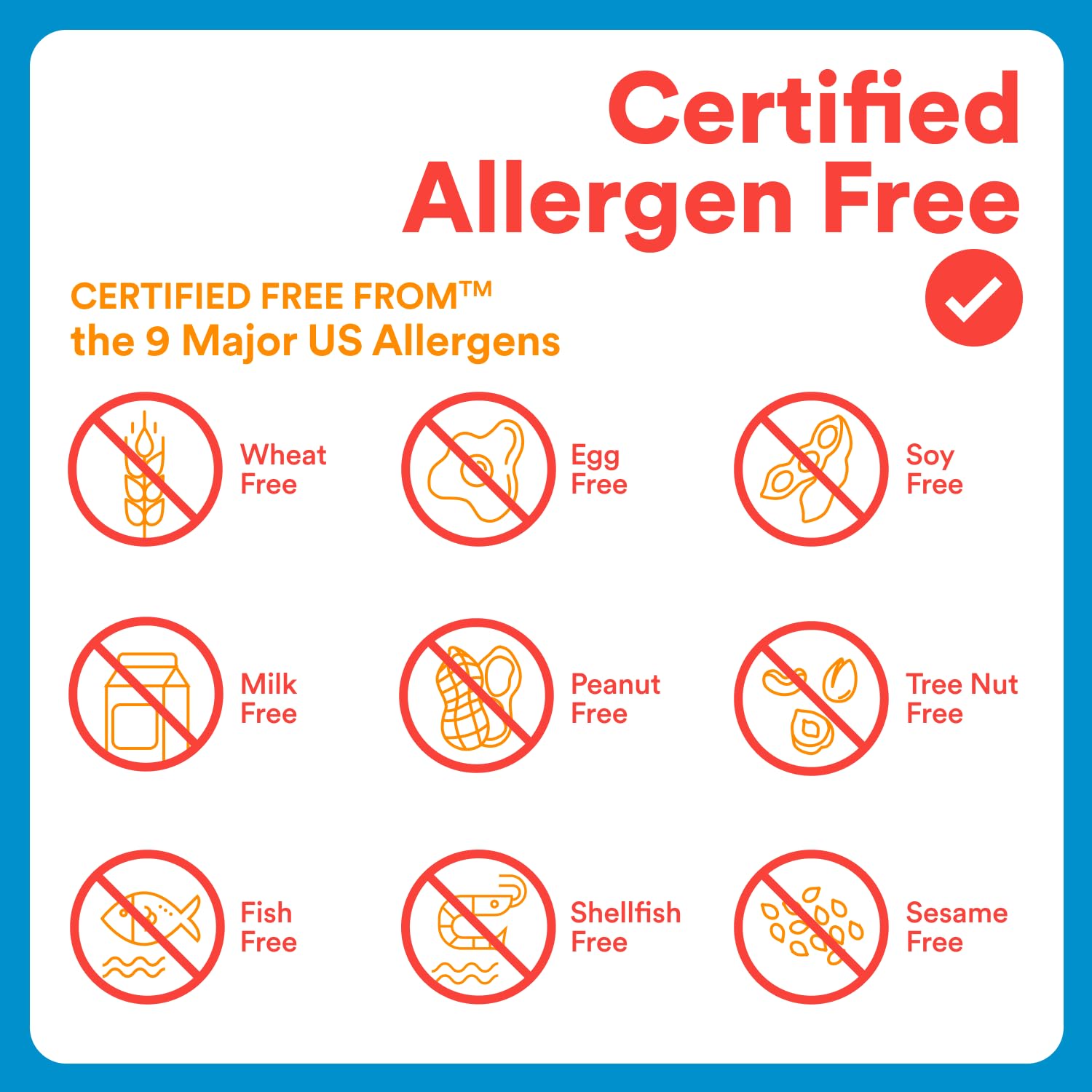 SmartyPants allergen-free icons emphasize no common allergens