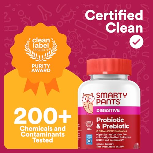 SmartyPants gluten-free AVA-Vegan certified badge reinforces product integrity.