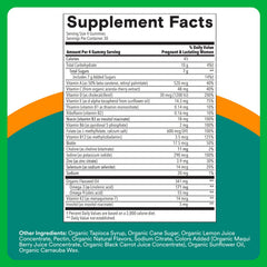 SmartyPants Organic Prenatal omega-3 gummies provide essential fatty acids for daily support.