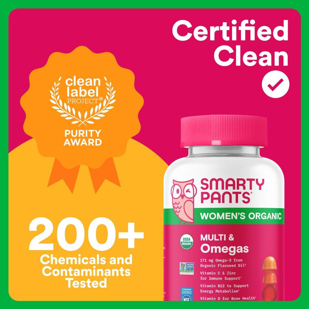 Travel-pack format of SmartyPants gummies suitable for on-the-go wellness