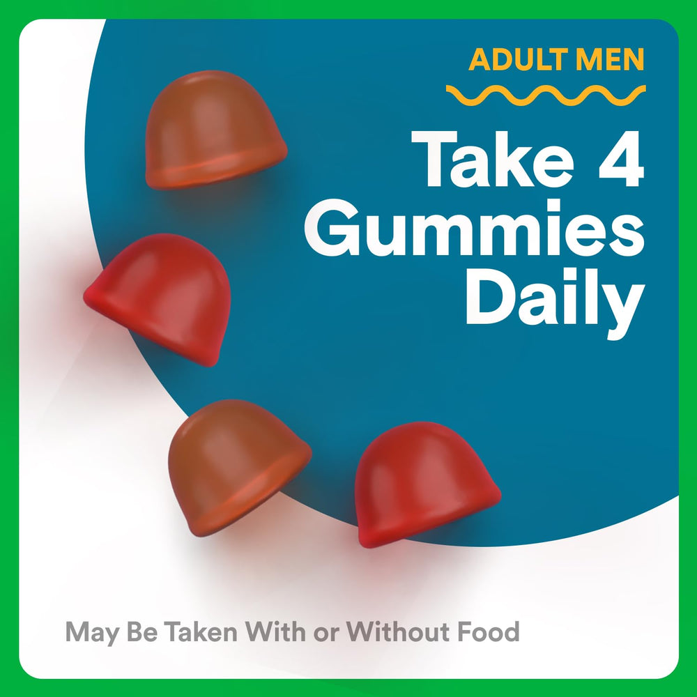 SmartyPants Organics Men’s Multivitamin ingredient icons depict key nutrients like B12 and zinc.