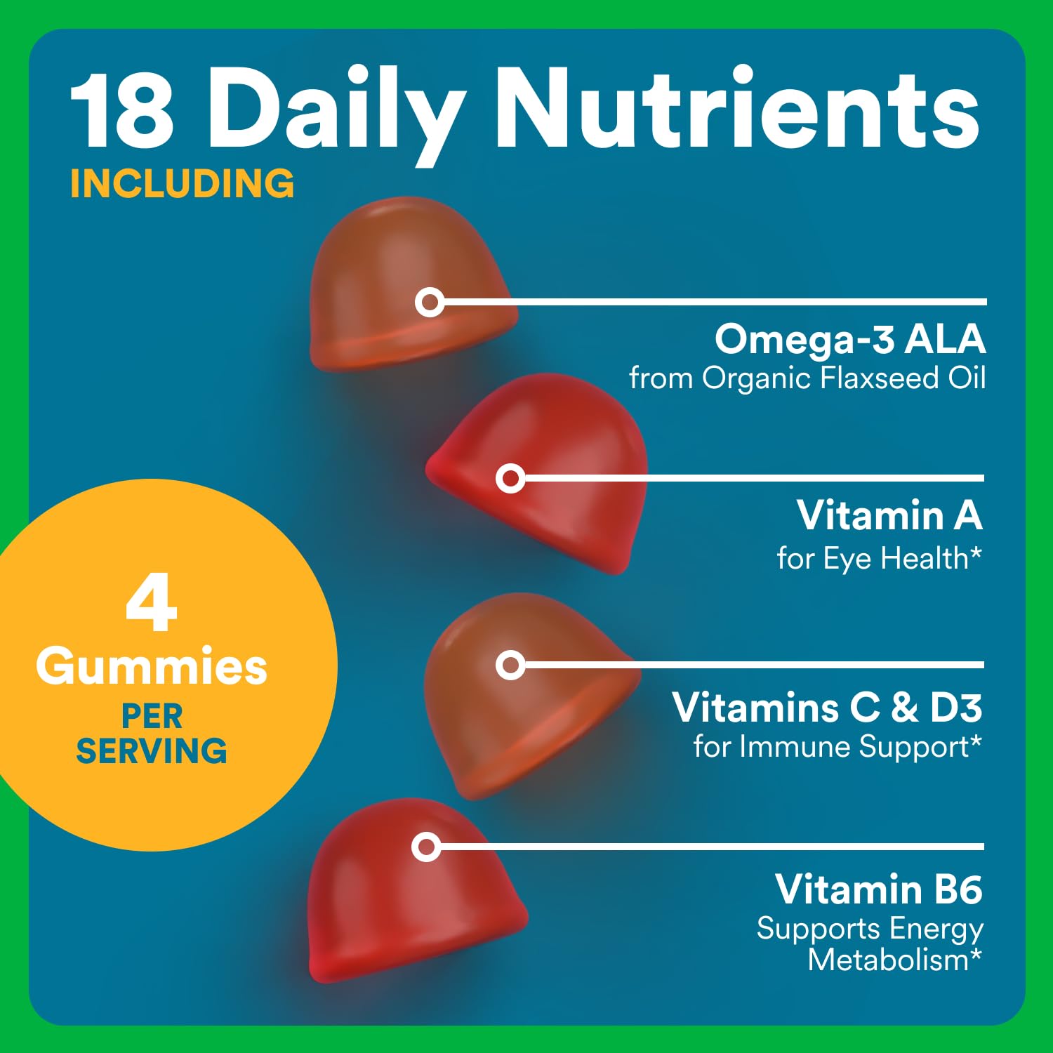 SmartyPants Organics Men’s Multivitamin packaging signals organic, clean-label quality.