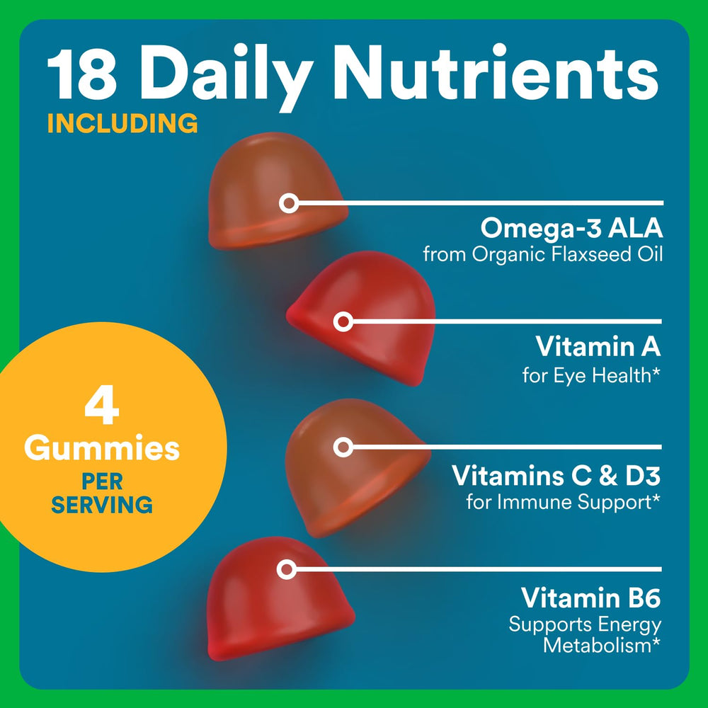SmartyPants Organics Men’s Multivitamin packaging signals organic, clean-label quality.