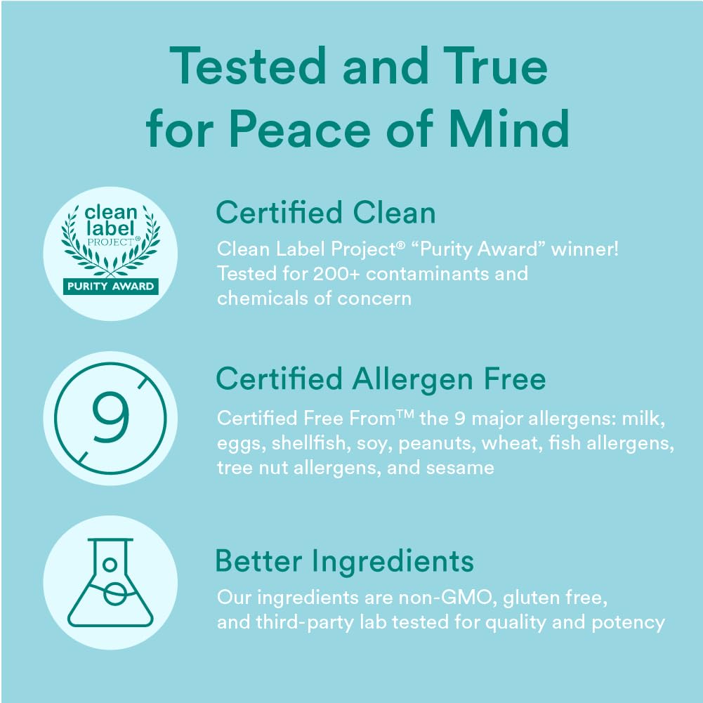 Ingredient visuals emphasize Omega-3 EPA/DHA and essential vitamins.