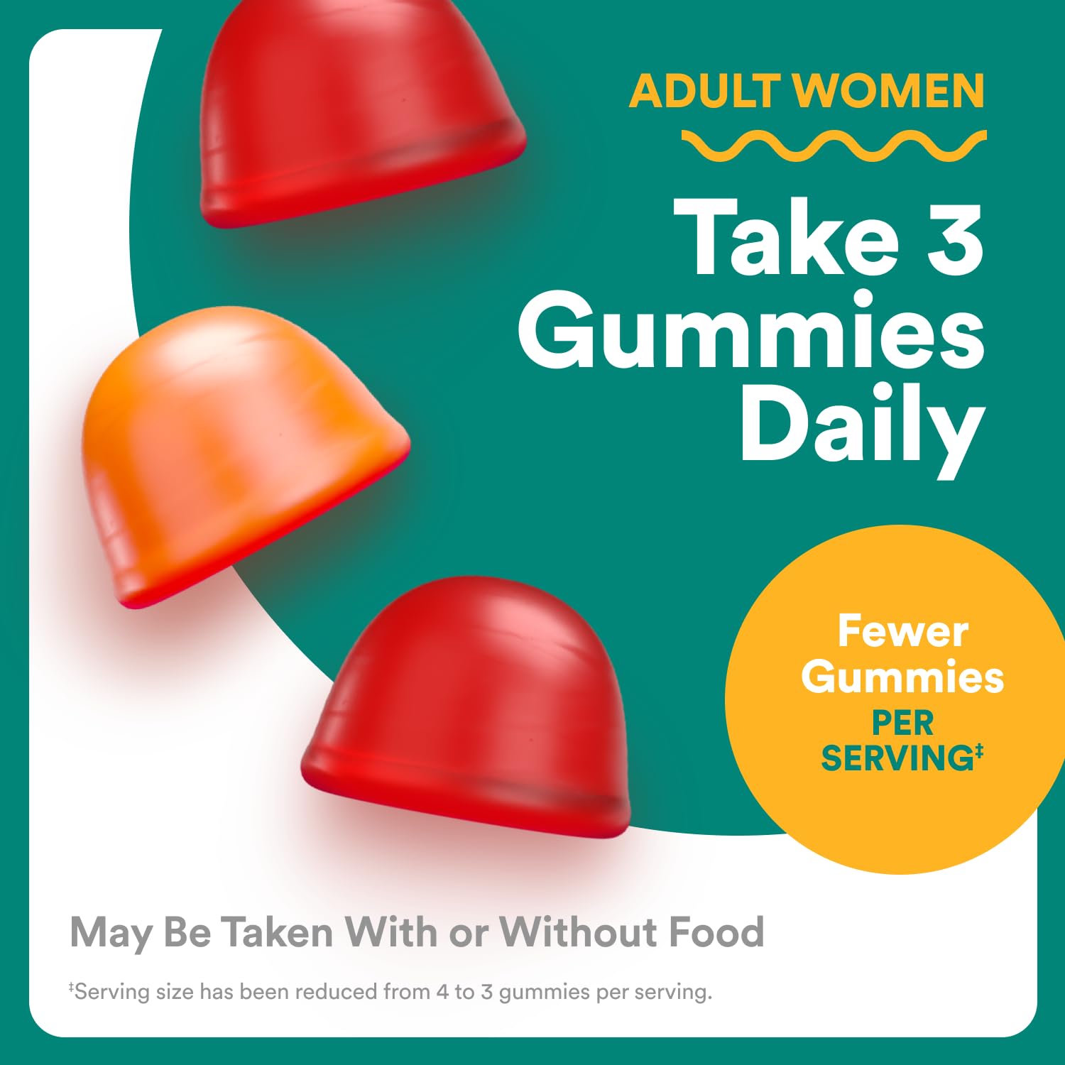 Strawberry, orange, and lemonade flavors gummy assortment.