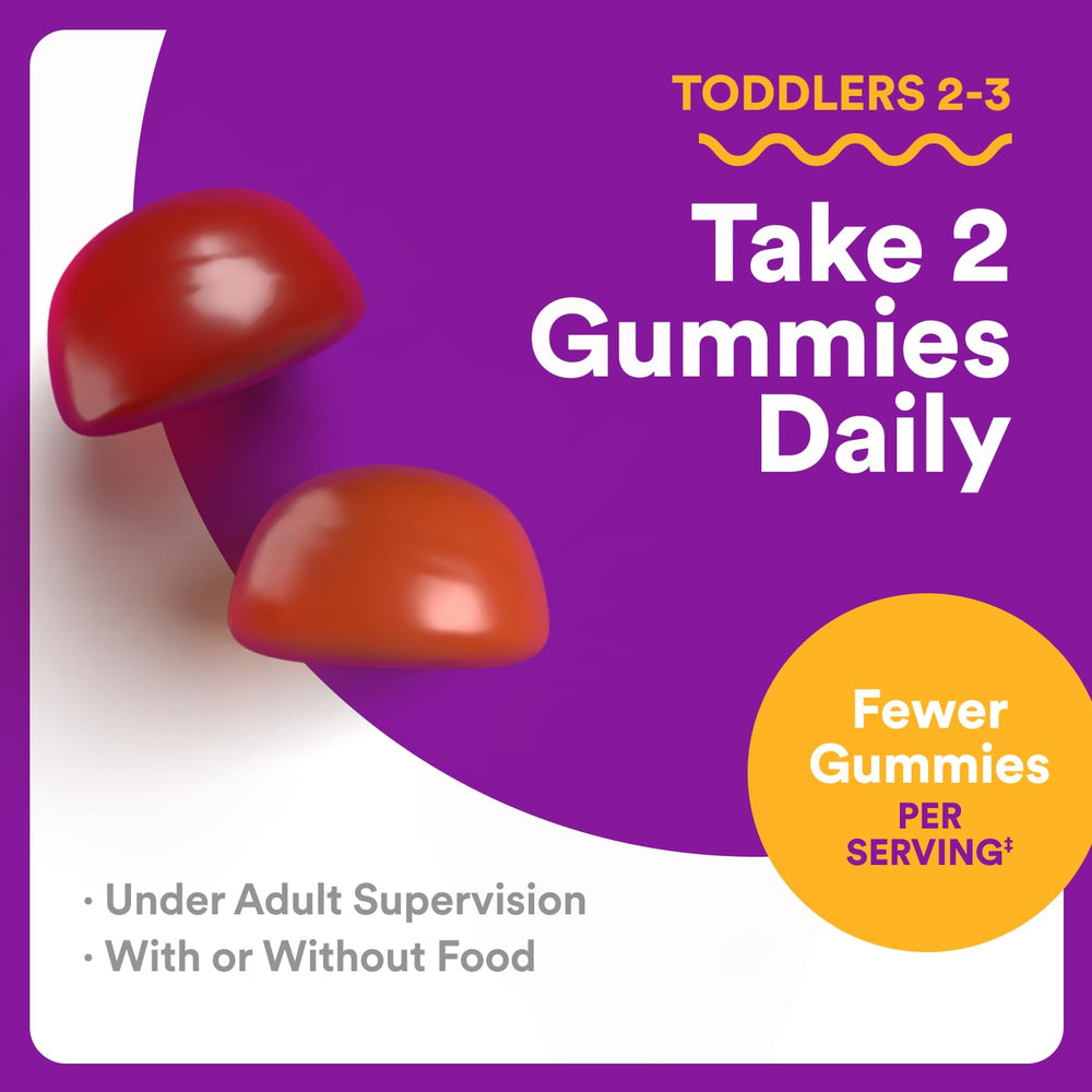 Nutrition label highlights 16 nutrients for growth.