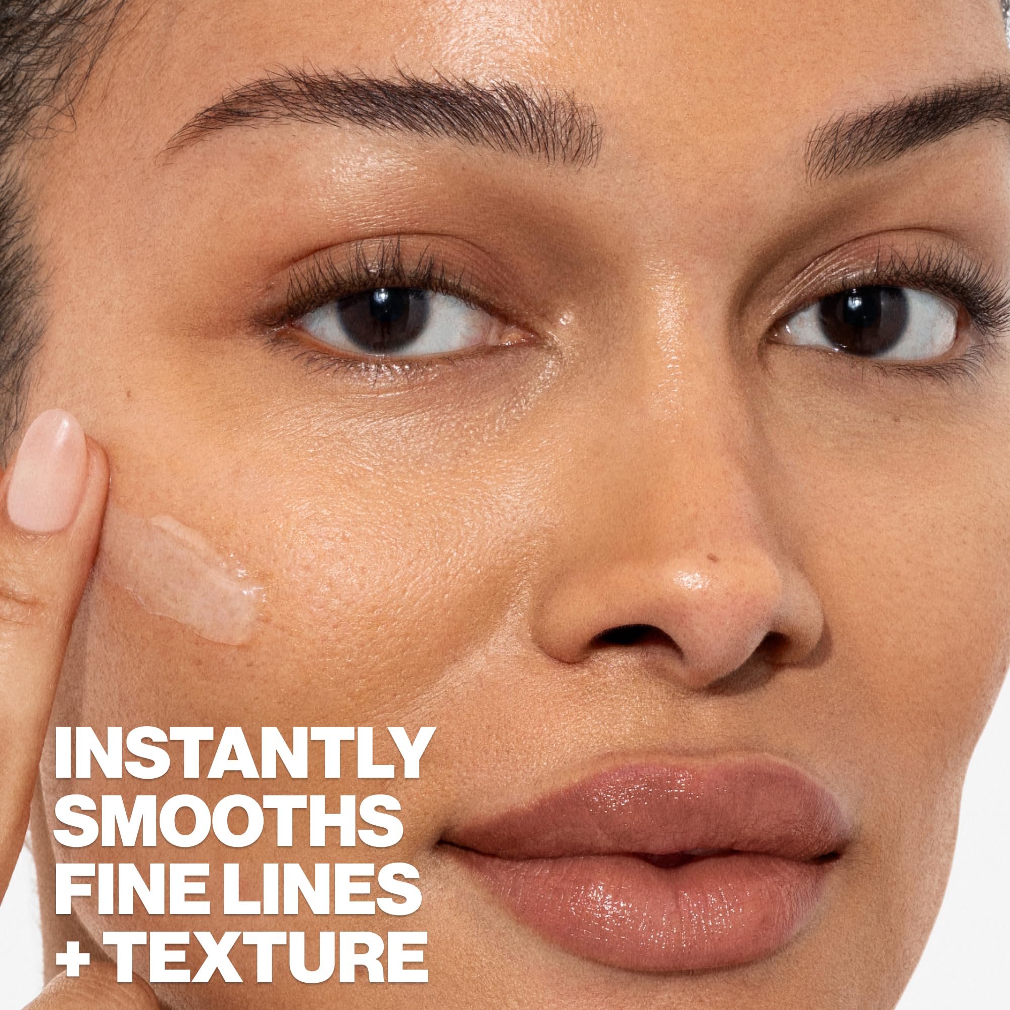 Smashbox base under foundation suggests improved makeup longevity.