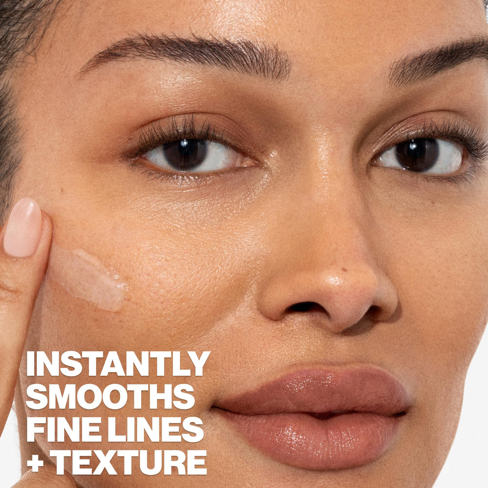Smashbox base under foundation suggests improved makeup longevity.