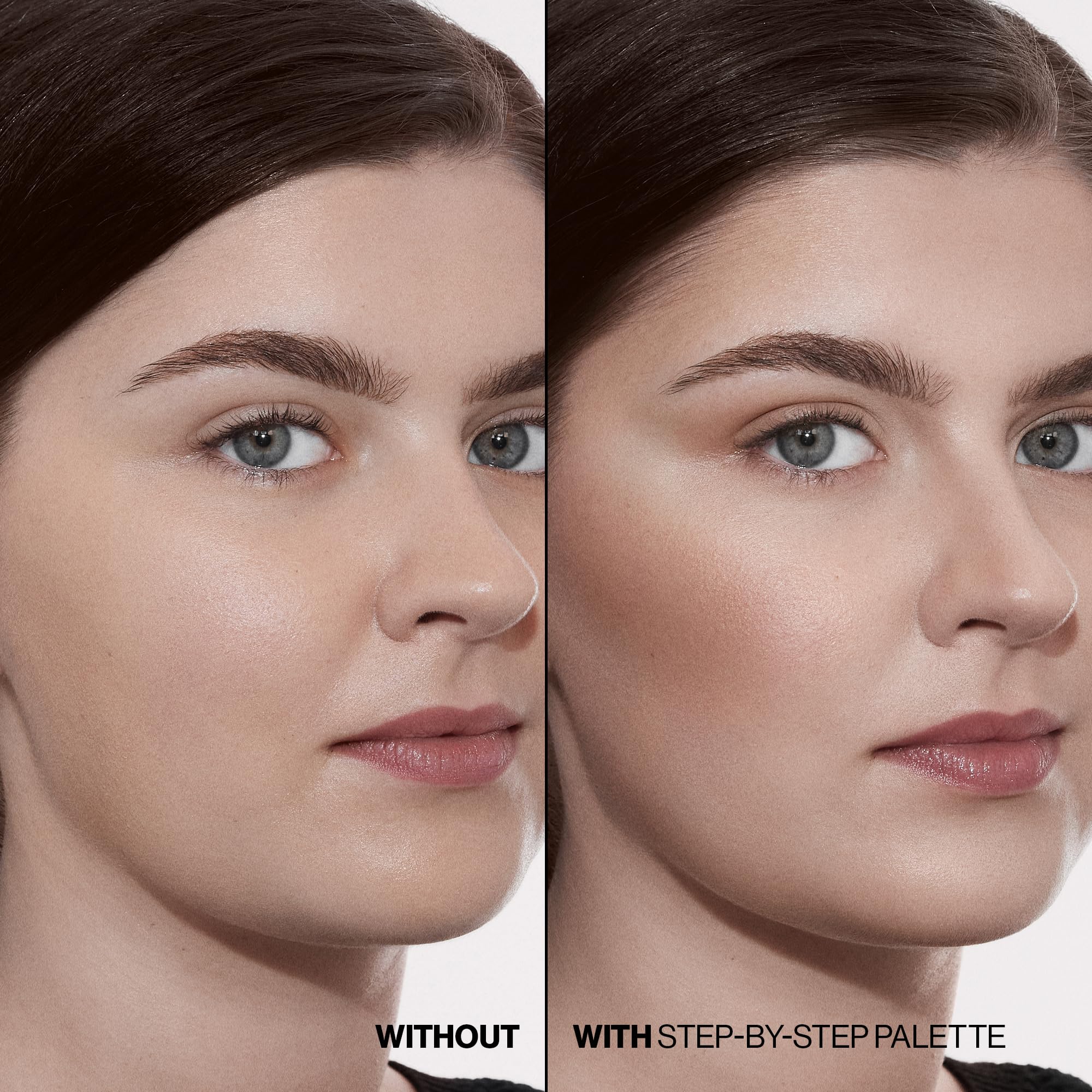 Smashbox Step-By-Step Contour Palette bronze shade for warm, sun-kissed glow.