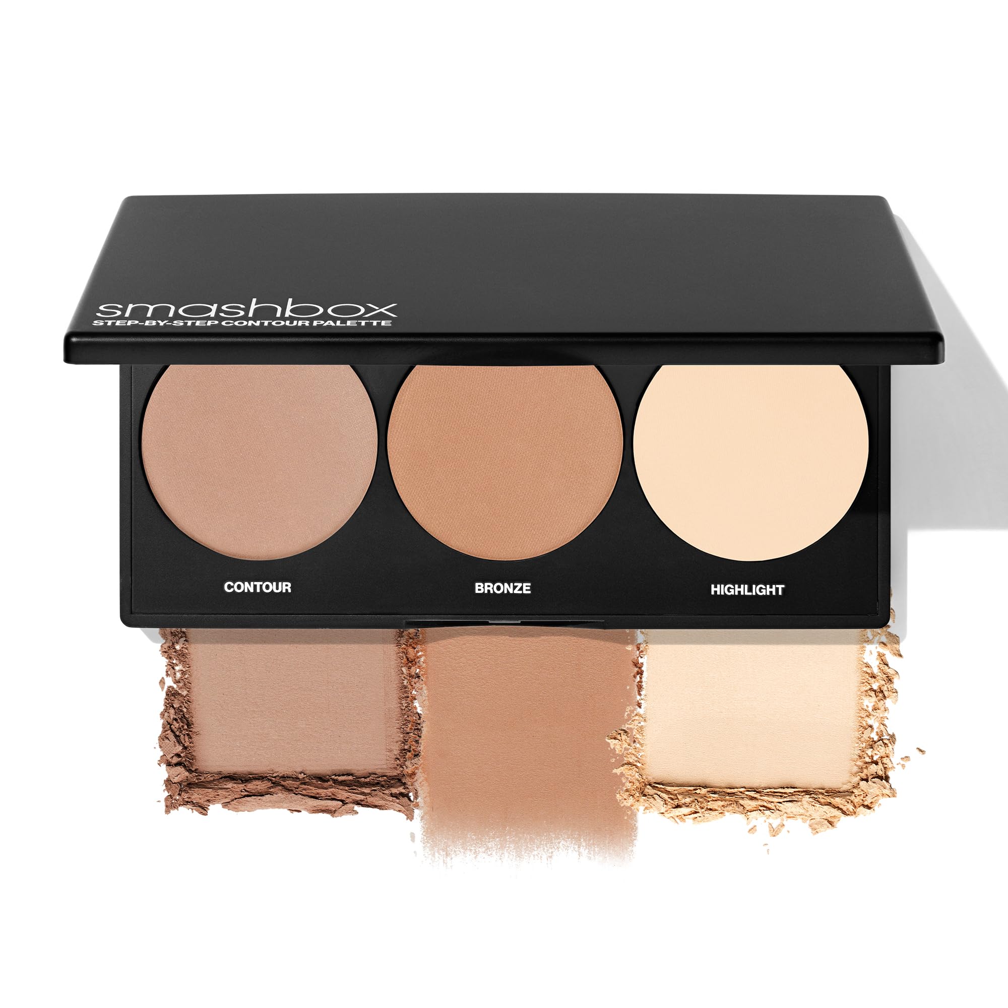Smashbox Step-By-Step Contour Palette contour shade for defined cheekbones.