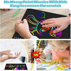 Smasiagon drawing pencils set supports detailed scratch designs.