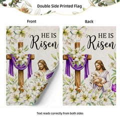 SMBLCE Sleeved design allows easy stand mounting for garden flags.