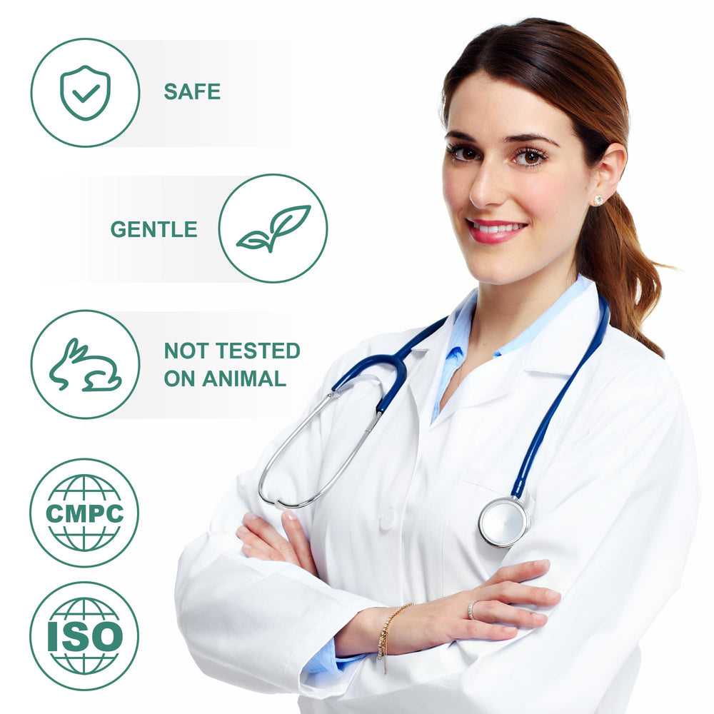 SMILEFACE skin-tone friendly cream visual showcases broad skin compatibility.